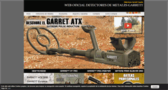 Desktop Screenshot of detectoresgarrett.com